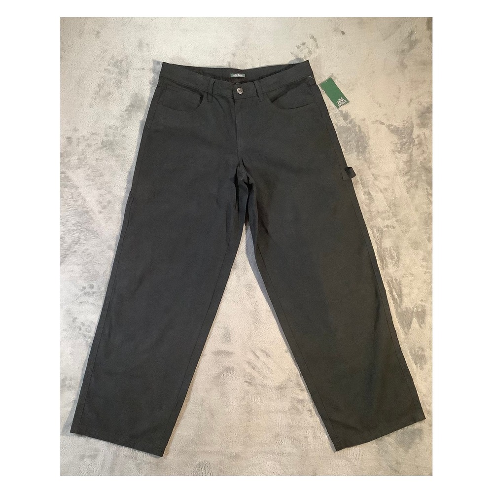 Wild Fable Women's Size 10 Black Carpenter Jeans Low Rise Wide Leg Utility NWT